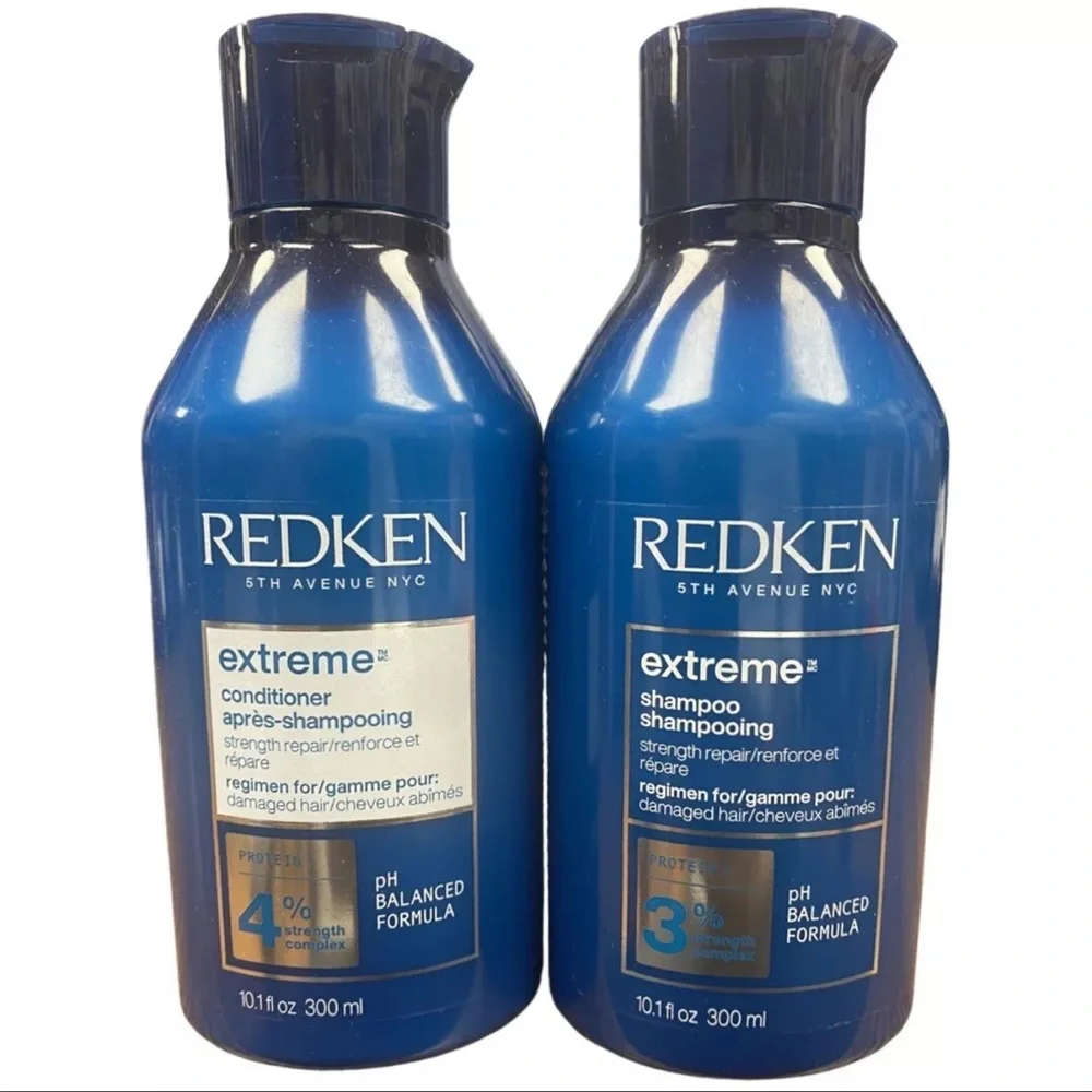 NEW Redken Extreme Hair Care Duo - Damaged Hair Blue